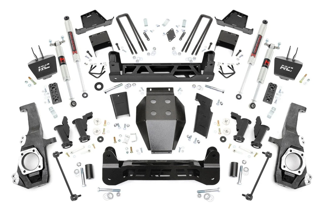Rough Country 7 Inch Lift Kit | Torsion Drop | M1 | w/ Overloads | Chevy/GMC 2500HD/3500HD (20-26) - Main Product View
