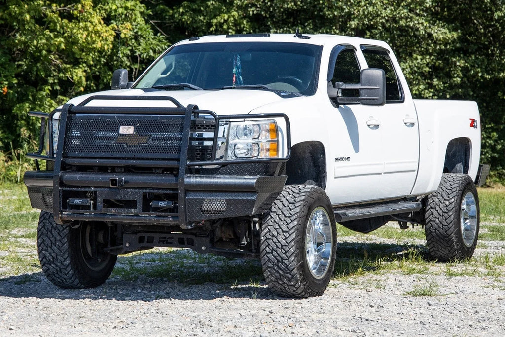 Rough Country 7.5 Inch Lift Kit | Torsion Drop | Vertex | Chevy/GMC 2500HD/3500HD (11-19) - Side View