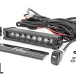 Load image into Gallery viewer, Rough Country 8 Inch Black Series LED Light Bar | Single Row | Cool White DRL 70718BLDRL - Main Product View