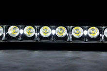 Load image into Gallery viewer, Rough Country 8 Inch Black Series LED Light Bar | Single Row | Cool White DRL 70718BLDRL - Installation View