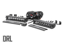 Load image into Gallery viewer, Rough Country 8 Inch Black Series LED Light Bar | Single Row | Cool White DRL | Pair 70728BLDRL - Main Product View