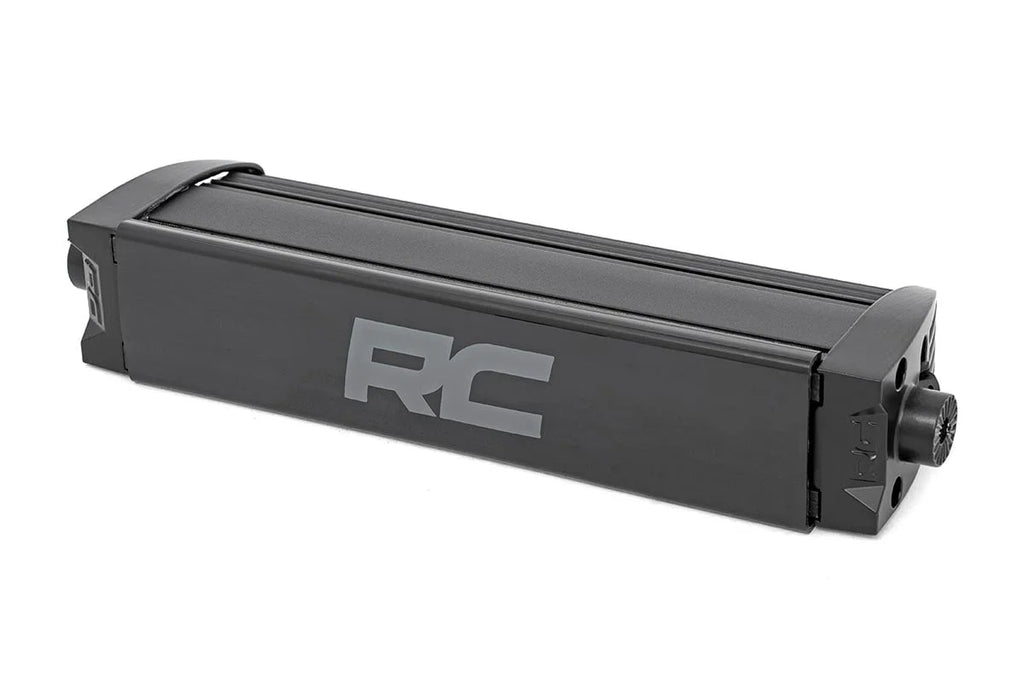 Rough Country 8 Inch Black Series LED Light Bar | Single Row | Cool White DRL | Pair 70728BLDRL - Installation View