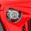 Load image into Gallery viewer, Rough Country 9 Inch DRL Halo LED Headlights | DOT Approved | Jeep Gladiator JT/Wrangler JL (18-24) RCH5300 - Side View