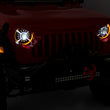 Load image into Gallery viewer, Rough Country 9 Inch DRL Halo LED Headlights | DOT Approved | Jeep Gladiator JT/Wrangler JL (18-24) RCH5300 - Additional V...