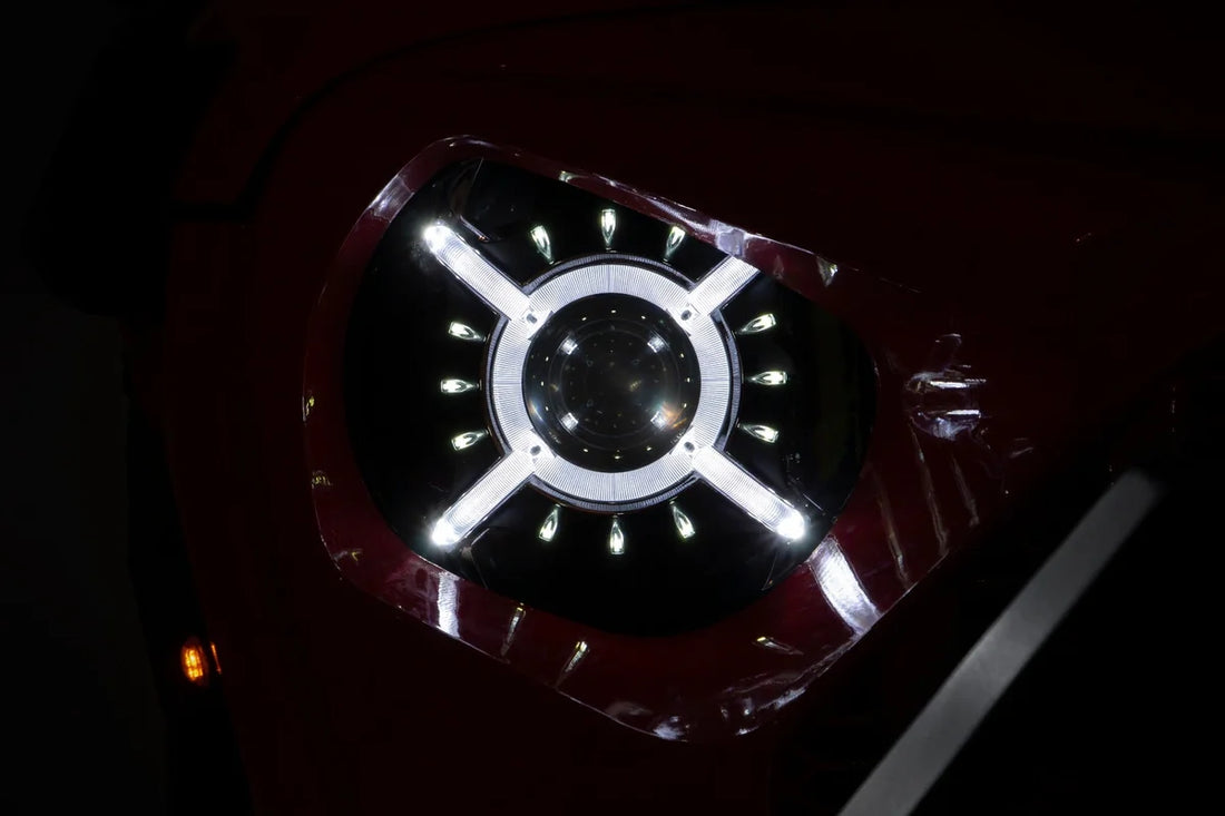 Rough Country 9 Inch LED Headlights | DOT Approved | Jeep Gladiator JT/Wrangler JL (18-24) RCH5100 - Additional View 5