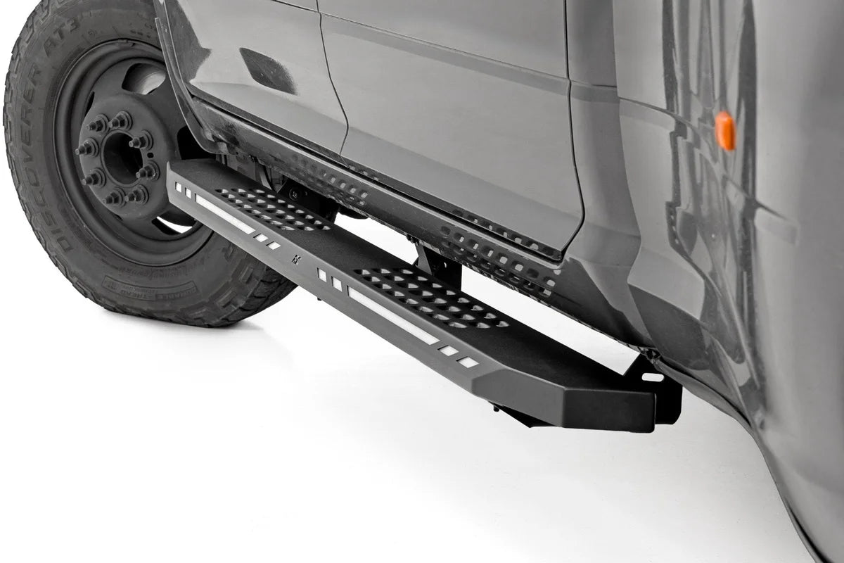 Rough Country AC2 Running Boards Amber/White Crew Cab fits 2010-2025 ...