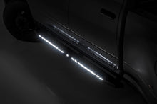Load image into Gallery viewer, Rough Country AC2 Running Boards | Amber/White | Crew Cab | Ram 1500/2500/3500 2WD/4WD (2010-2025 &amp; Classic) - Back View