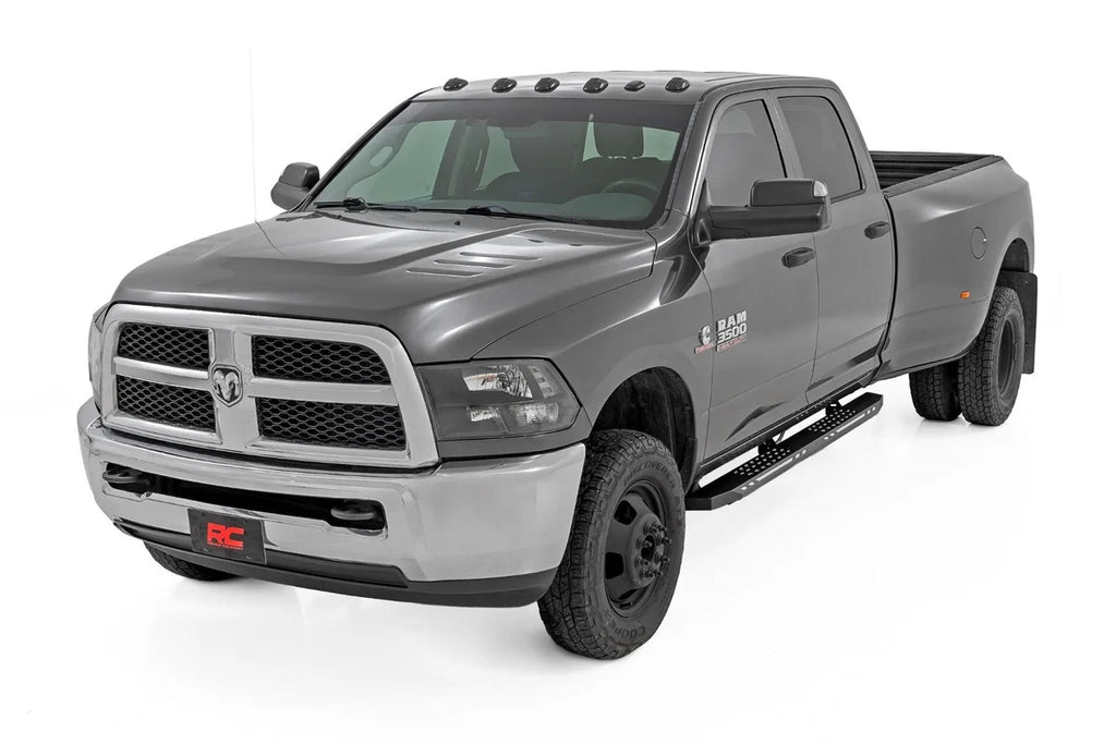 Rough Country AC2 Running Boards | Amber/White | Crew Cab | Ram 1500/2500/3500 2WD/4WD (2010-2025 & Classic) - Additional ...