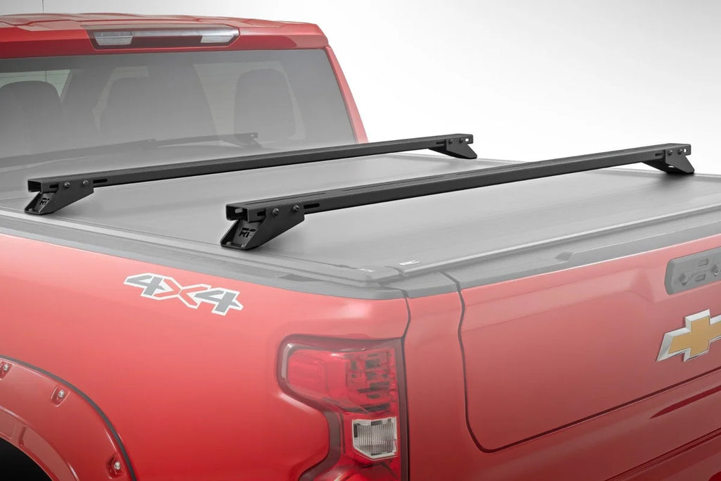 Rough Country Adjustable Crossbars | Universal T-Slot - Side View