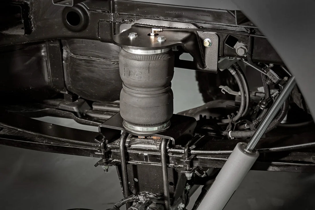 Rough Country Air Spring Kit w/compressor | 0-6" Lifts | Ford F-150 4WD (2021-2024) 10009C - Installation View