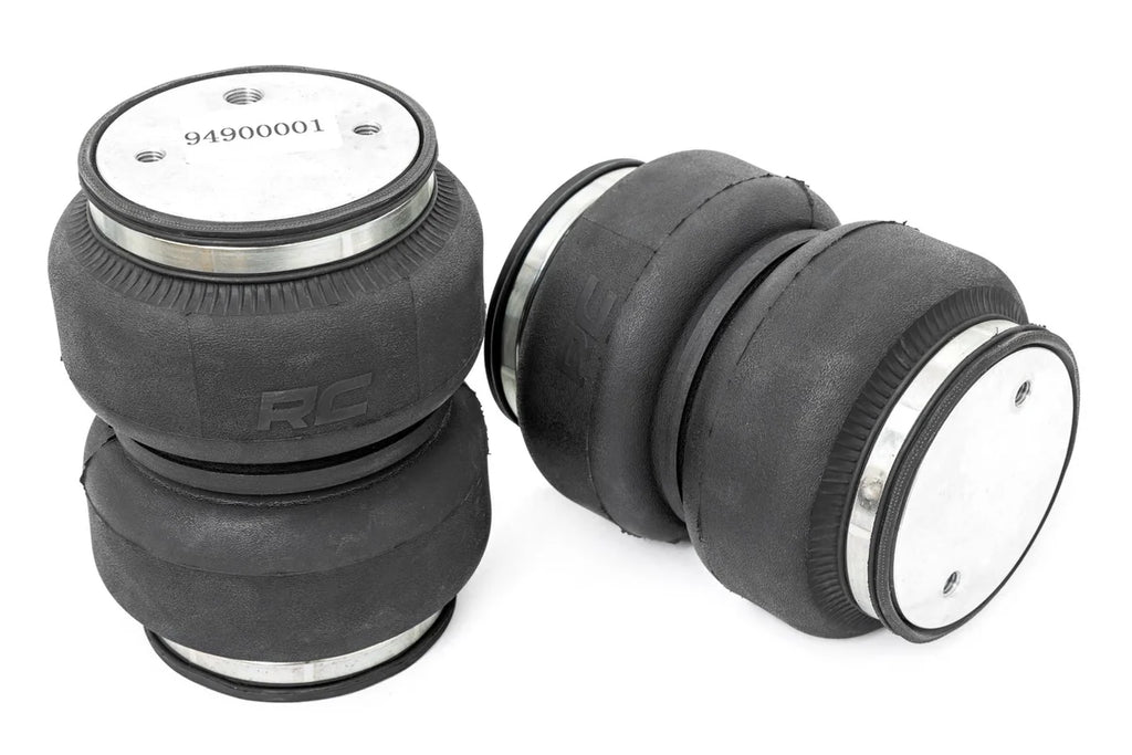 Rough Country Air Spring Kit w/compressor | 4-6 Inch Lift Kit | Wireless Controller | Chevy/GMC 1500 - Back View