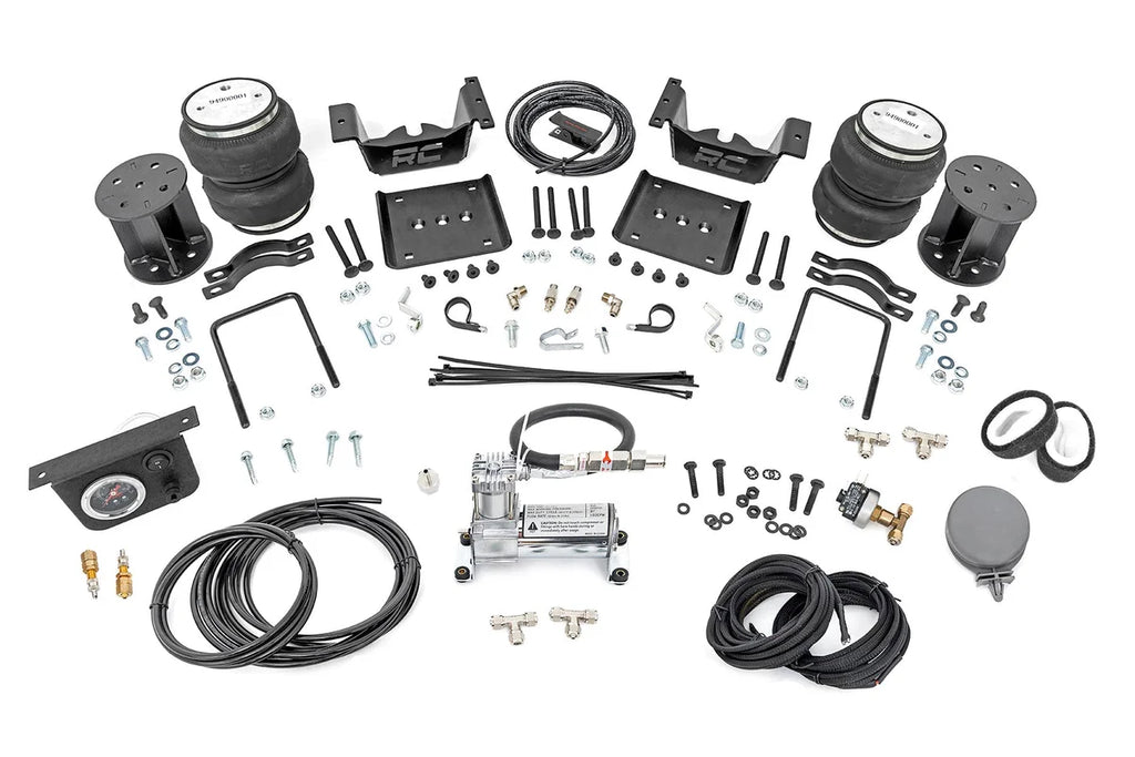Rough Country Air Spring Kit w/compressor | 5 Inch Lift Kit | Chevy/GMC 1500 (07-18 & Classic) 100054C - Main Product View