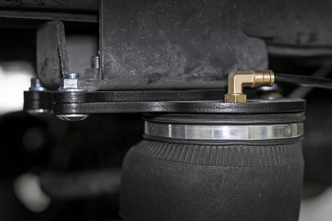 Rough Country Air Spring Kit w/compressor | Ram 2500 2WD (2014-2026) - Installation View