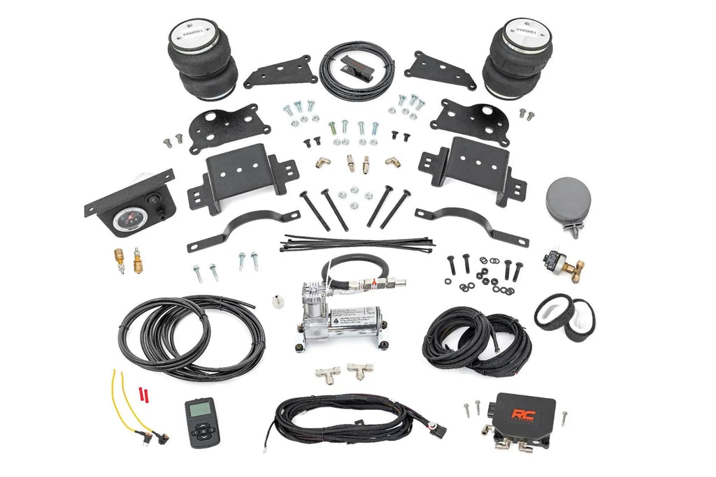 Rough Country Air Spring Kit w/compressor | Wireless Controller | 4 Inch Lift Kit | Ram 2500 (14-22) 10033WC - Main Produc...