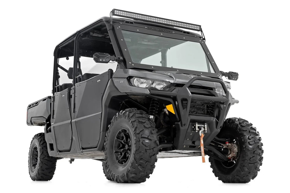Rough Country Aluminum Control Arms | High Clearance w/ 2" Forward Offset | Can-Am Defender HD 5/HD 8/HD 9/HD 10 - Side View