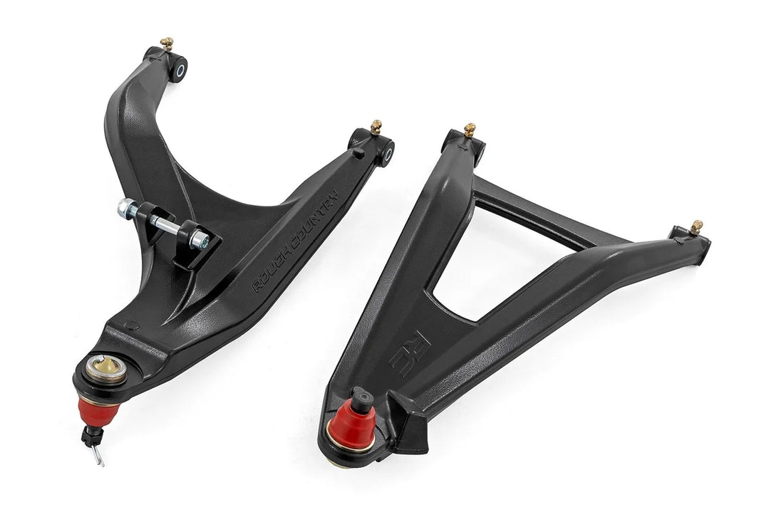 Rough Country Aluminum Control Arms | High Clearance w/ 2" Forward Offset | Can-Am Defender HD 5/HD 8/HD 9/HD 10 - Back View