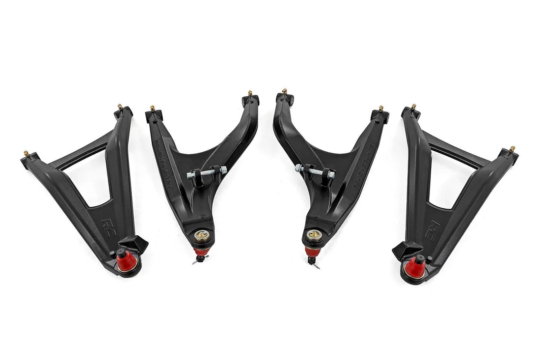 Rough Country Aluminum Control Arms | High Clearance w/ 2" Forward Offset | Can-Am Defender HD 5/HD 8/HD 9/HD 10 - Additio...
