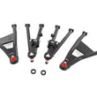 Load image into Gallery viewer, Rough Country Aluminum Control Arms | High Clearance w/ 2" Forward Offset | Honda Pioneer 1000-6 92093BLK - Installation View