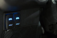 Load image into Gallery viewer, Rough Country Auxiliary Switch Bezel | Dual 709B-2 - Installation View