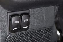 Load image into Gallery viewer, Rough Country Auxiliary Switch Bezel | Dual 709B-2 - Installation View
