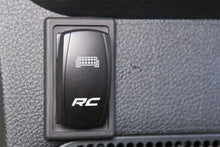 Load image into Gallery viewer, Rough Country Auxiliary Switch Bezel | Single 709B1 - Installation View
