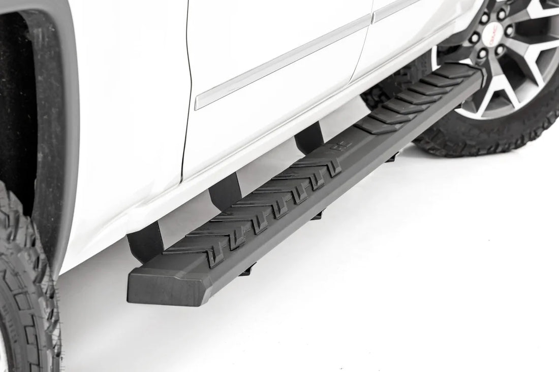 Rough Country BA2 Running Board | Side Step Bars | Chevy/GMC 1500/2500HD/3500HD (07-19 & Classic) 41001A - Additional View 5