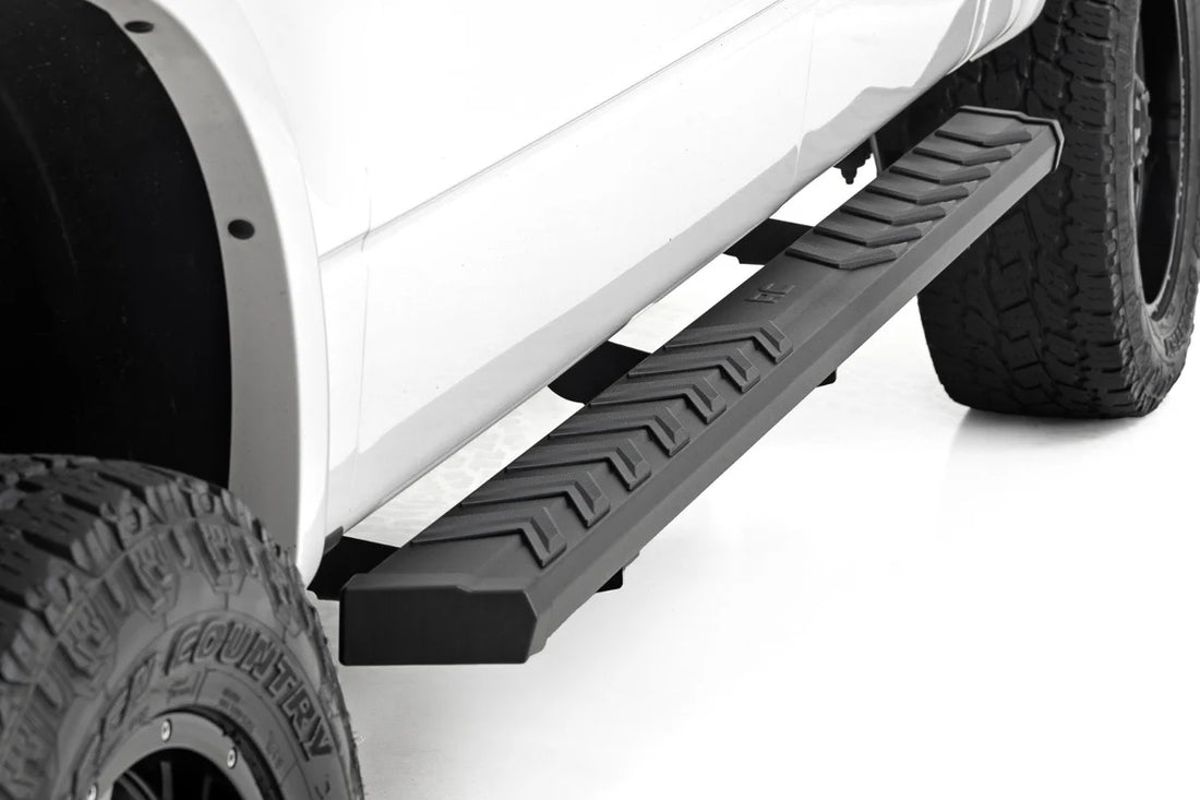Rough Country BA2 Running Board | Side Step Bars | Ford F-150 2WD/4WD (2009-2014) - Back View