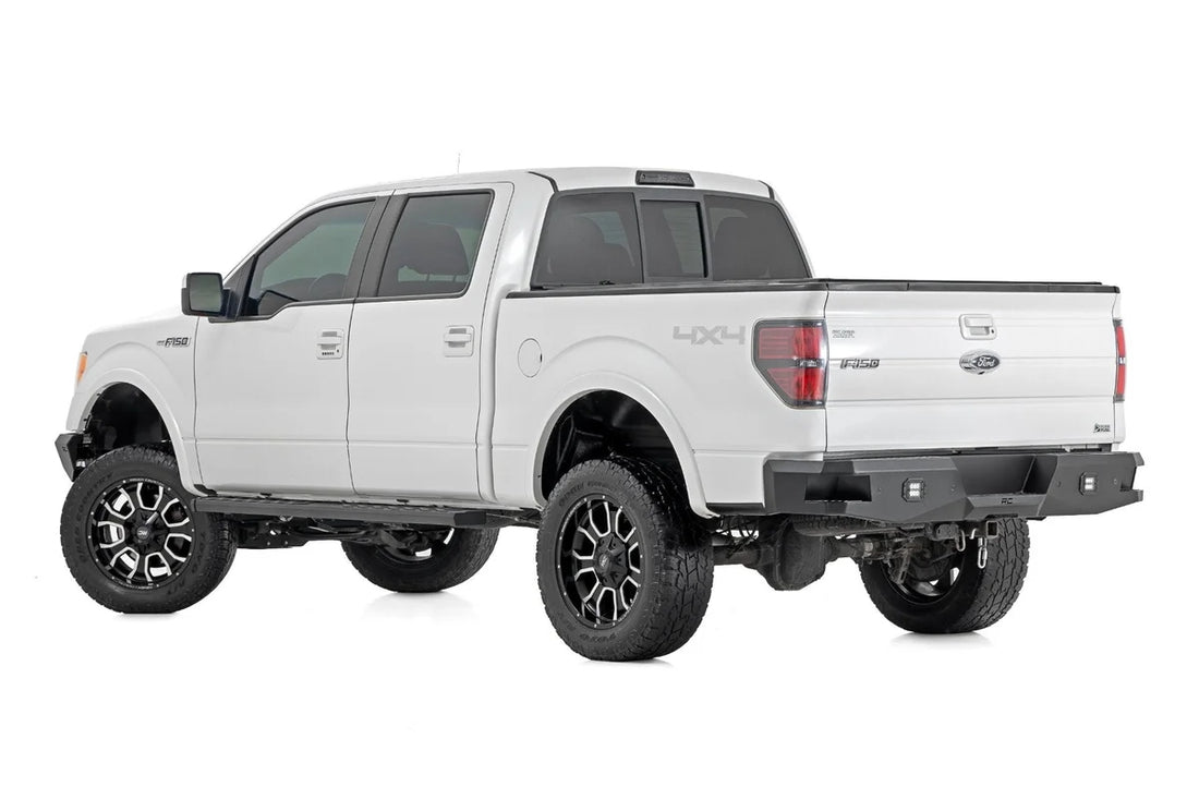 Rough Country BA2 Running Board | Side Step Bars | Ford F-150 2WD/4WD (2009-2014) - Installation View