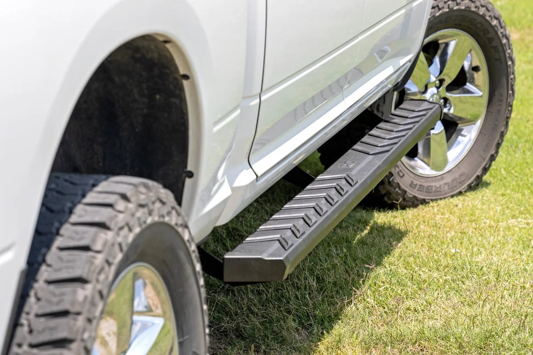Rough Country BA2 Running Board | Side Step Bars | Ram 1500/2500/3500 2WD/4WD 41003A - Additional View 5