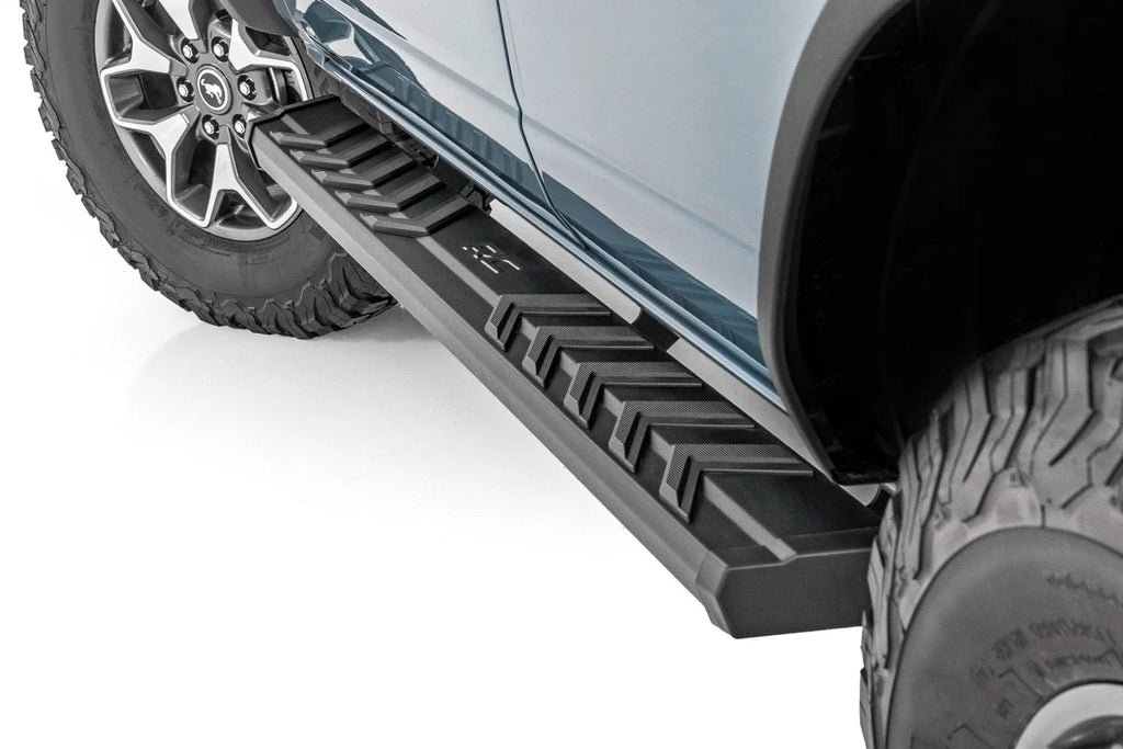 Rough Country BA2 Running Boards | Side Step Bars | 4-Door | Ford Bronco 4WD (2021-2025) - Main Product View