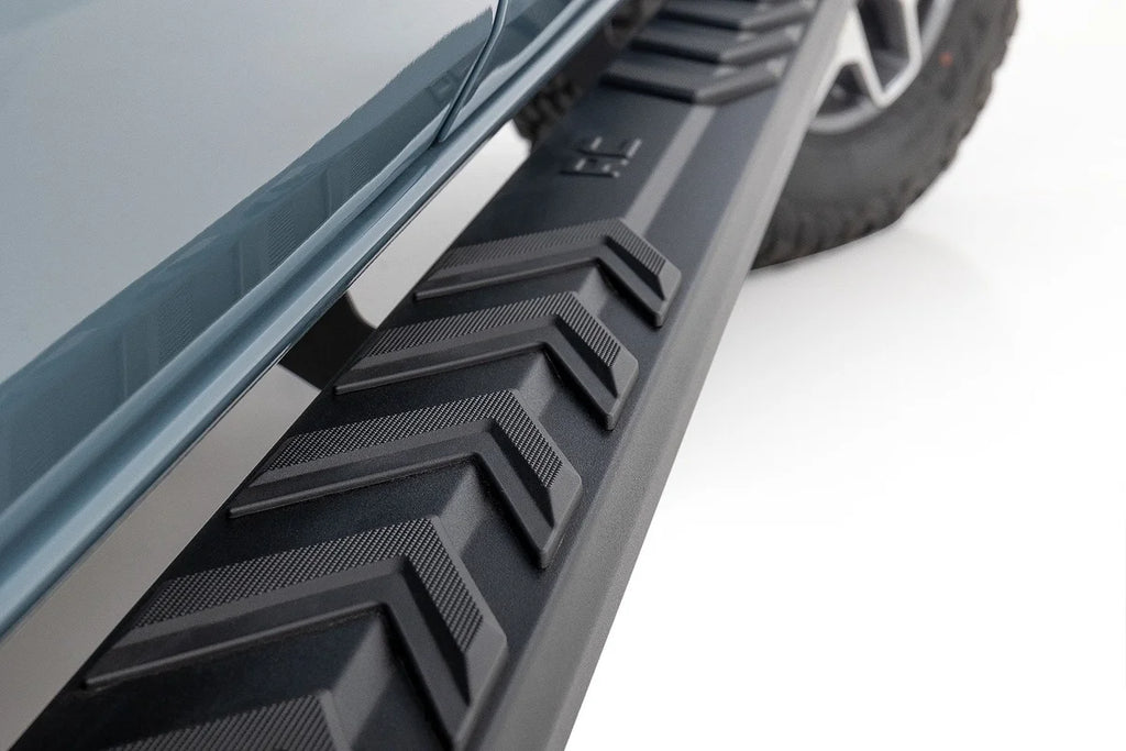 Rough Country BA2 Running Boards | Side Step Bars | 4-Door | Ford Bronco 4WD (2021-2025) - Side View