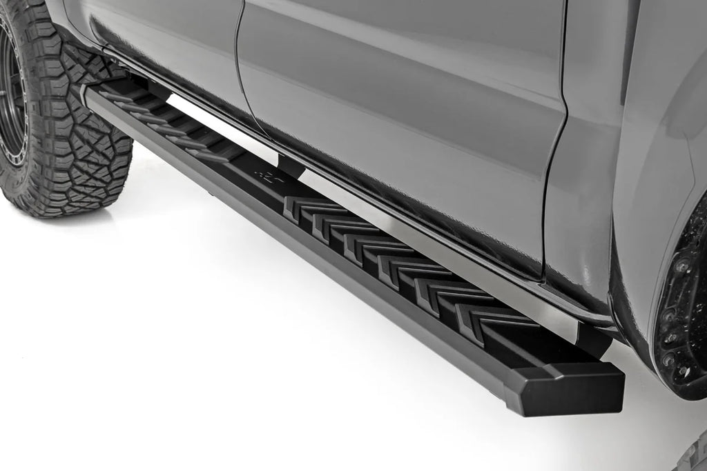 Rough Country BA2 Running Boards | Side Step Bars | Double Cab | Toyota Tacoma (05-23) 41009A - Main Product View
