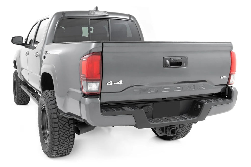 Rough Country BA2 Running Boards | Side Step Bars | Double Cab | Toyota Tacoma (05-23) 41009A - Installation View