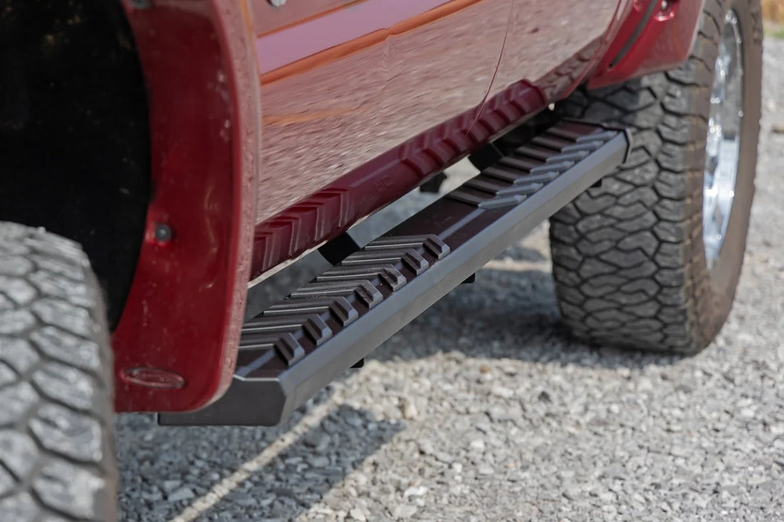 Rough Country BA2 Running Boards | Side Step Bars | Ford F-250/F-350 Super Duty (99-16) 41011A - Additional View 6