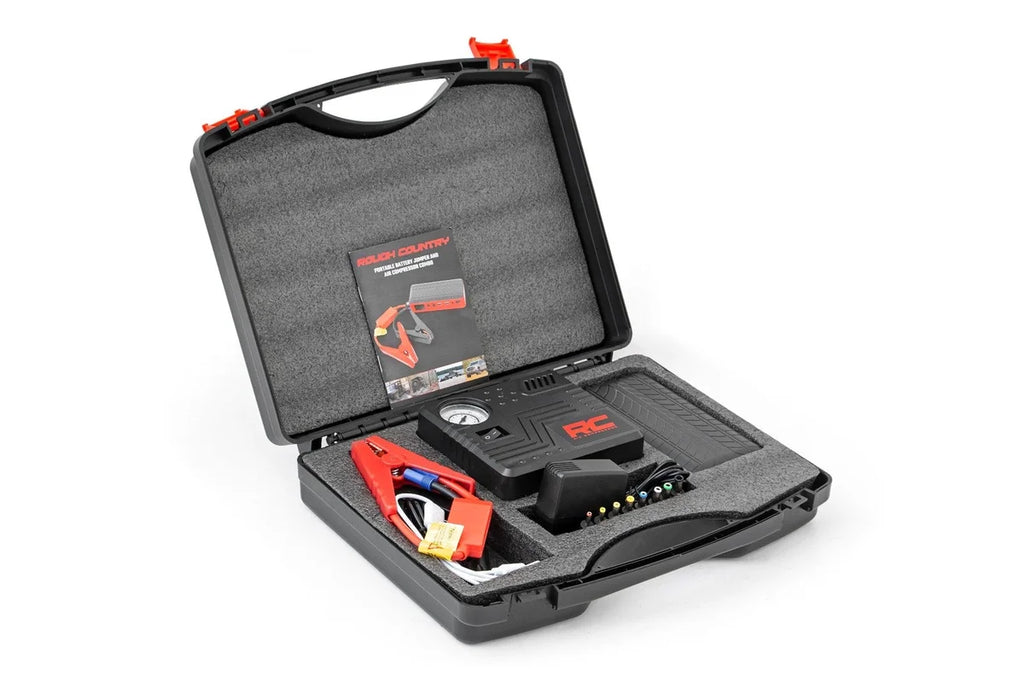 Rough Country Battery Jumper And Air Compressor Combo 99015 - Main Product View