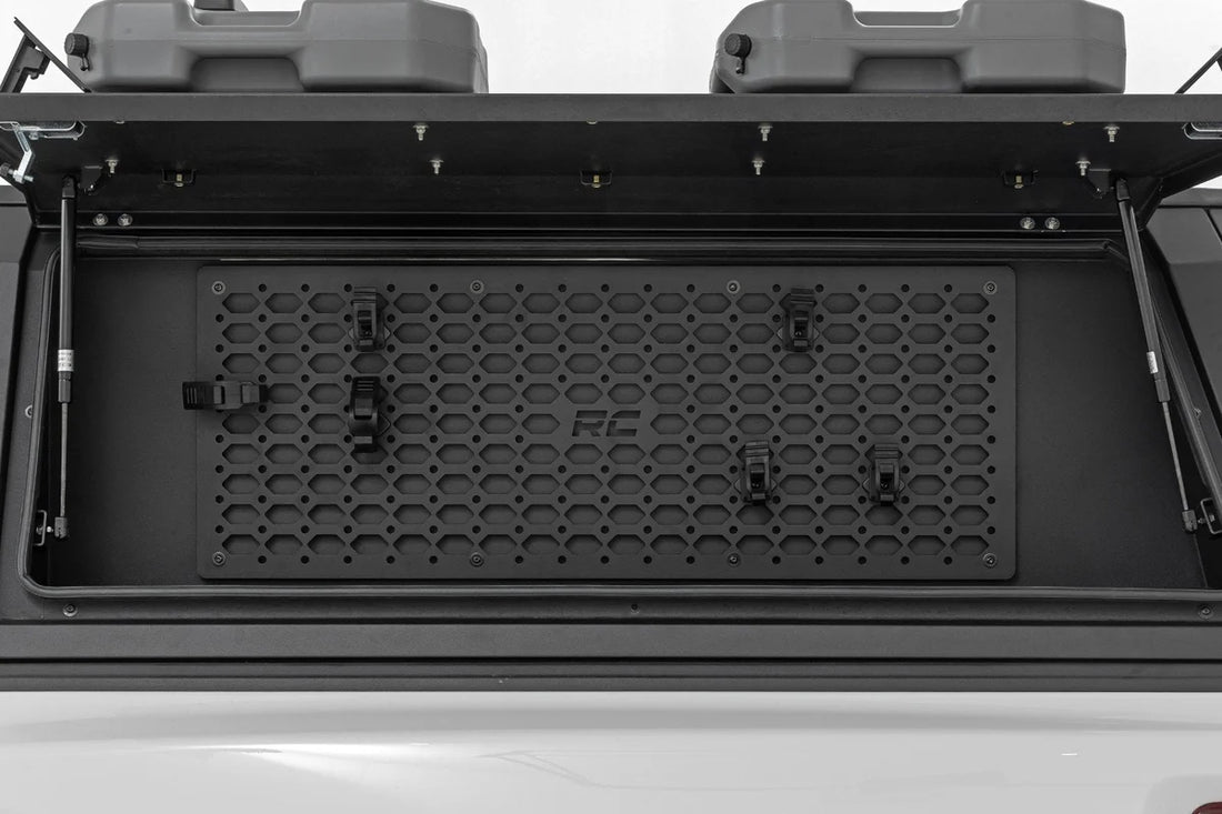 Rough Country Bed Cap Molle Panel Side Storage Bin | Drivers Side 734004 - Detail View