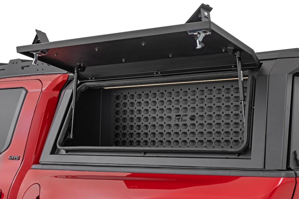 Rough Country Bed Cap Molle Panel Side Storage Bin | Drivers Side | Toyota Tacoma (16-26) 734074 - Main Product View