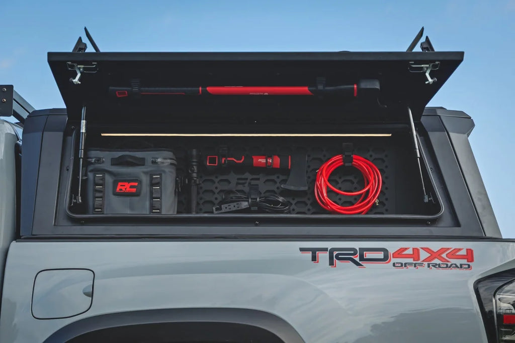 Rough Country Bed Cap Molle Panel Side Storage Bin | Drivers Side | Toyota Tacoma (16-23) 734064 - Additional View 5