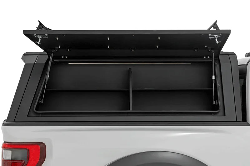 Rough Country Bed Cap Side Shelf Storage Bin | Passengers Side 734005 - Installation View