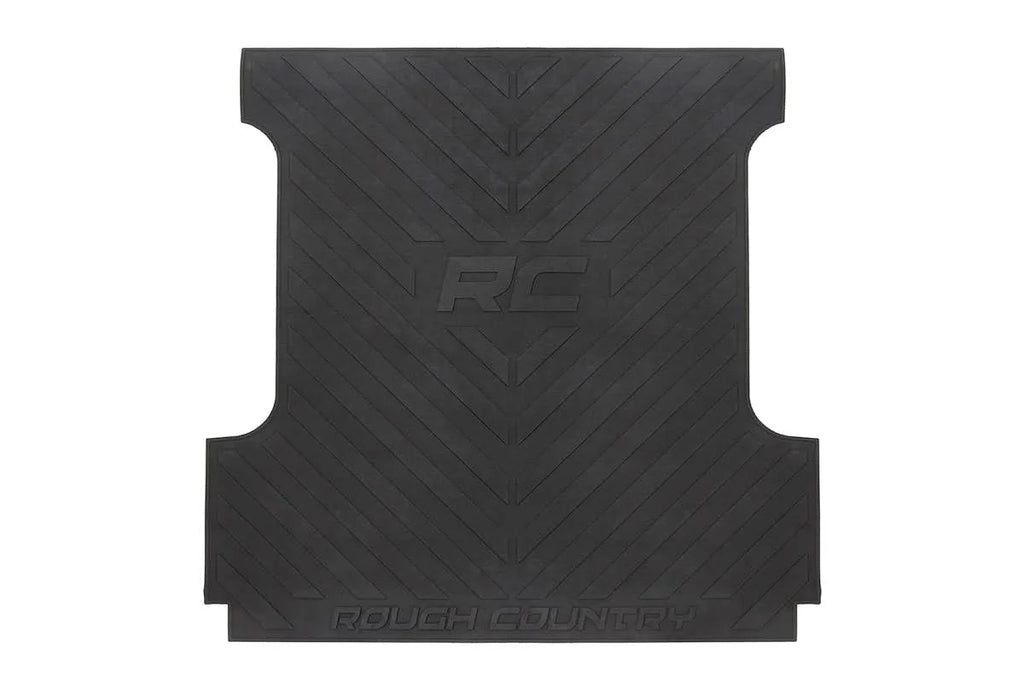 Rough Country Bed Mat | 5'10" Bed | RC Logo | Chevy/GMC 1500 (19-24) RCM683 - Installation View