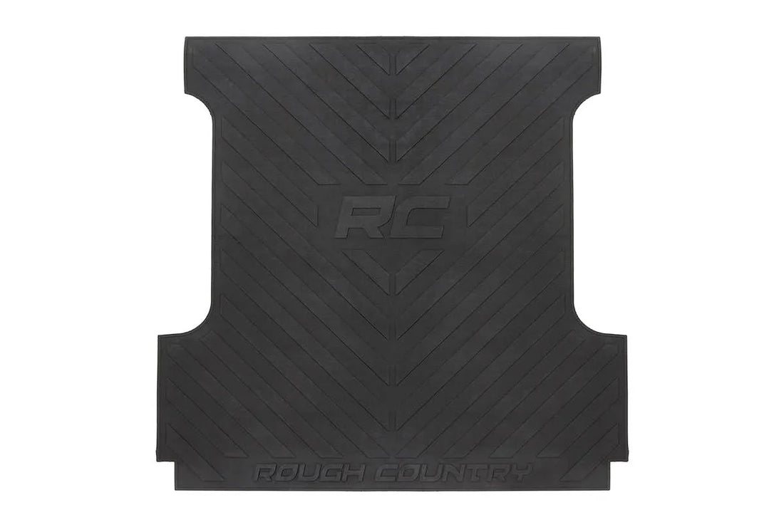 Rough Country Bed Mat | 6'7" Bed | RC Logo | Chevy/GMC 1500 (19-24) RCM673 - Installation View