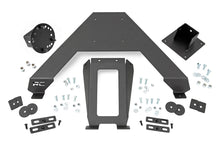 Load image into Gallery viewer, Rough Country Bed Mount Spare Tire Carrier | Universal (5x5.5 6x5.5 6x135 &amp; 5x5.0 Bolt Patterns) 73110 - Mounting View