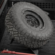 Load image into Gallery viewer, Rough Country Bed Mount Spare Tire Carrier | Universal (5x5.5 6x5.5 6x135 &amp; 5x5.0 Bolt Patterns) 73110 - Back View