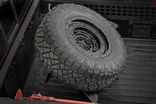 Load image into Gallery viewer, Rough Country Bed Mount Spare Tire Carrier | Universal (5x5.5 6x5.5 6x135 &amp; 5x5.0 Bolt Patterns) 73110 - Back View