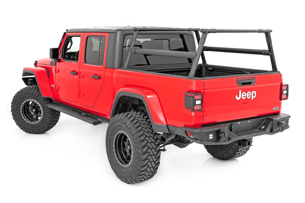 Rough Country Bed Rack | Aluminum | Jeep Gladiator JT 4WD (2020-2024) 10620 - Installation View