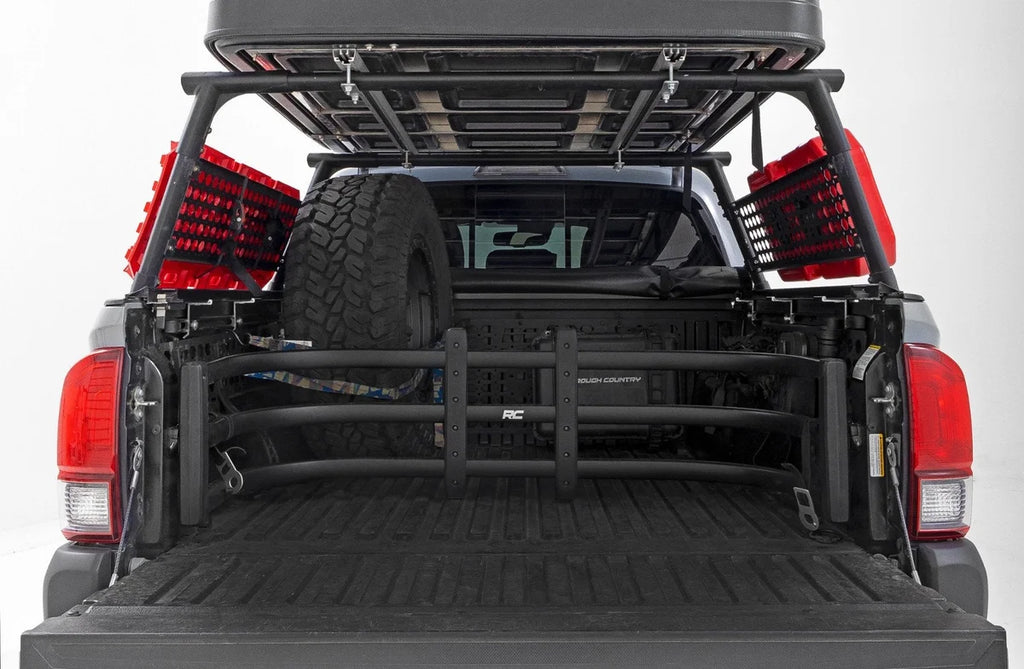 Rough Country Bed Rack | Aluminum | Toyota Tacoma 2WD/4WD (2005-2023) 73109 - Back View