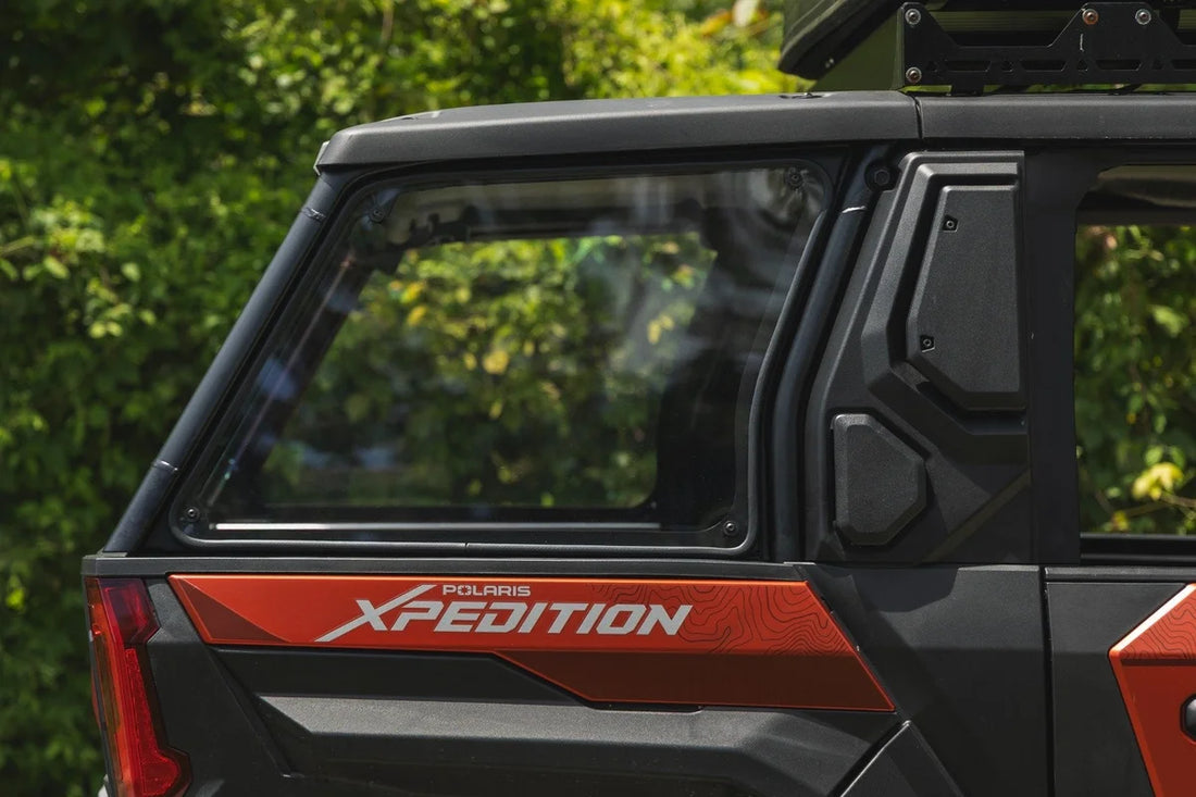 Rough Country Bed Side Rear Windows | Scratch Resistant | Polaris XPEDITION ADV 5 - Additional View 6