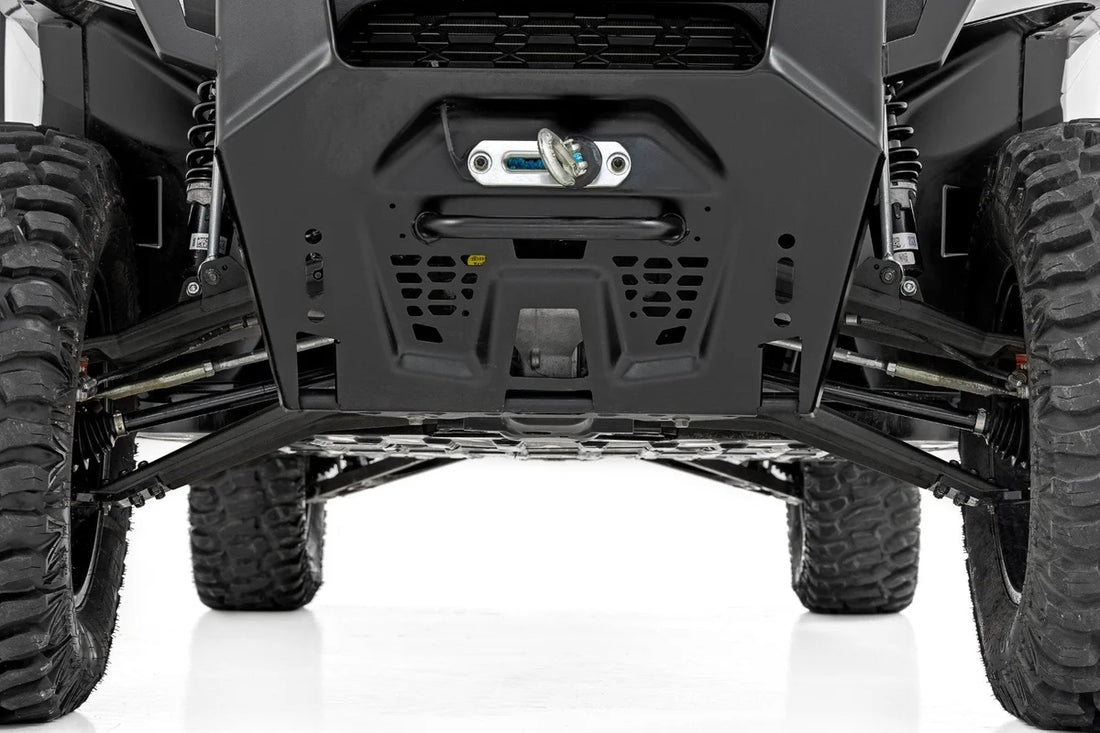 Rough Country Black Aluminum Control Arms | 2" Forward Offset | Polaris Ranger XP 1000 - Side View