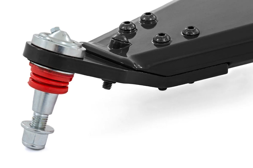 Rough Country Black Aluminum Control Arms | 2" Forward Offset | Polaris Ranger XP 1000 - Installation View