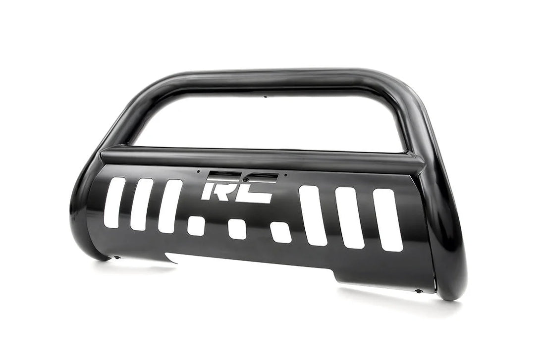 Rough Country Black Bull Bar | Chevy Silverado 1500 2WD/4WD (2019-2022) B-C2073 - Side View
